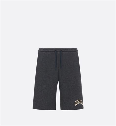 dior track shorts|DIOR TEARS Track Shorts Heathered Anthracite Gray Cotton .